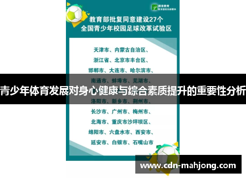 青少年体育发展对身心健康与综合素质提升的重要性分析